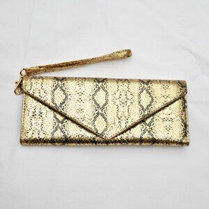 Jacobs by Marc Jacobs Golden Snake Skin Long Wallet/Wristlet